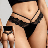 Pakket van 5 Zwarte Tanga's – Herfstaanbieding